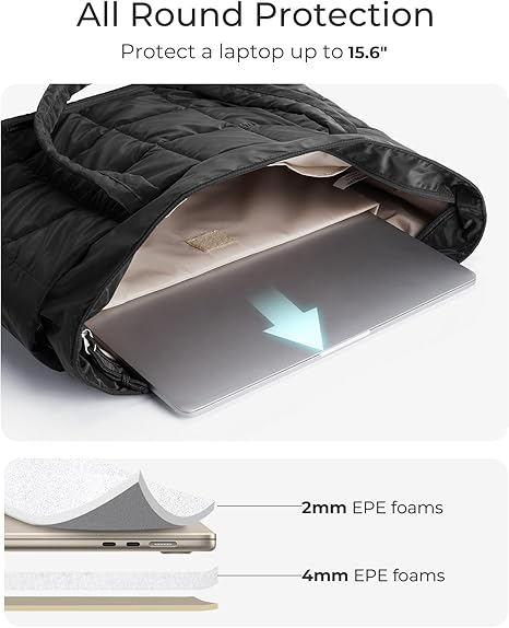 Expandable Laptop Tote Bag for Women