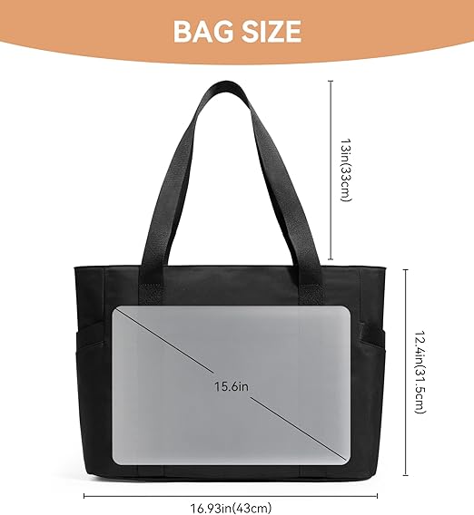 Large Women's Tote Bag with Laptop Compartment