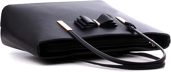 Large Women's Tote Bag with Zip, Laptop Shoulder Bag